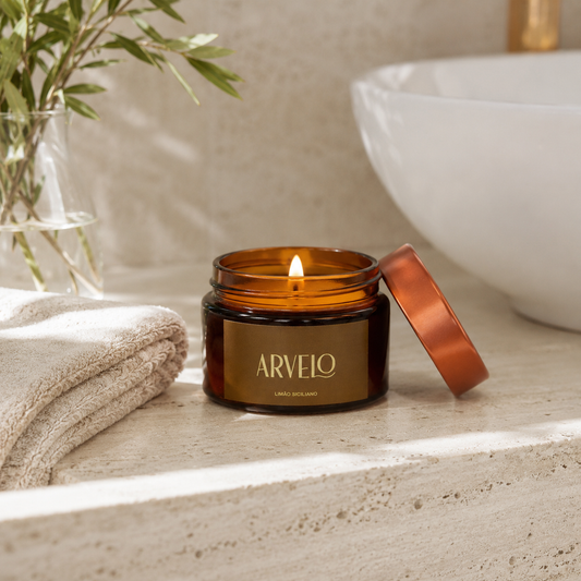 Vela Aromática de Limão Siciliano 90g