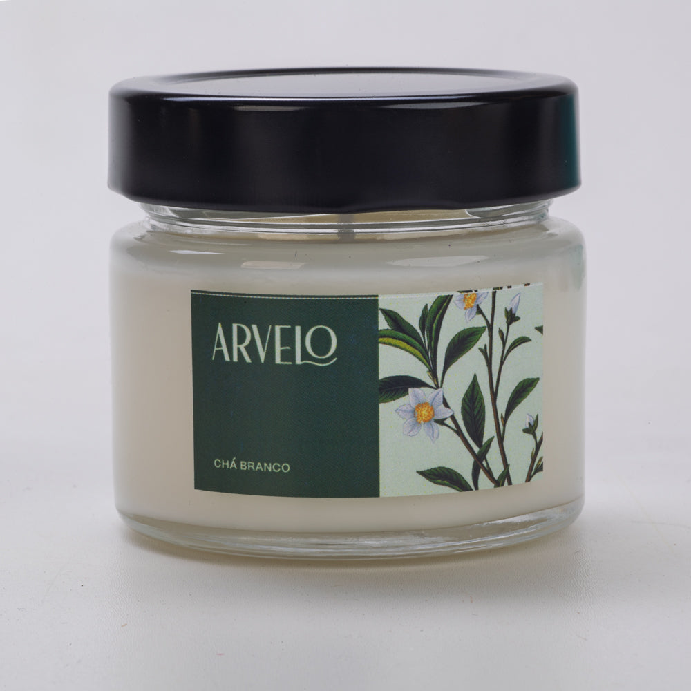 Vela Aromática de Chá Branco