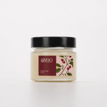 Vela Aromática de Cereja com Avelã
