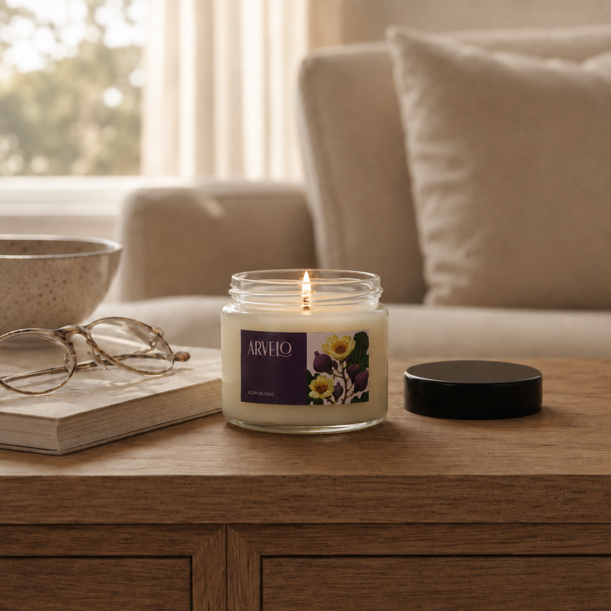 Vela Aromática de Flor de Figo