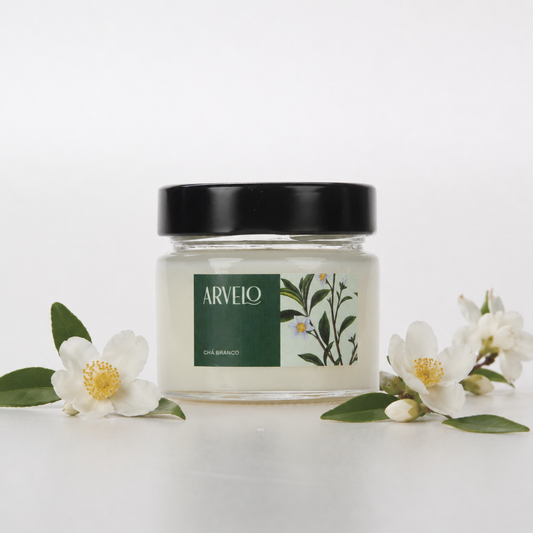 Vela Aromática de Chá Branco